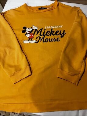 LC Waikiki Disney Mickey Mouse Orange Maternity Sweatshirt L